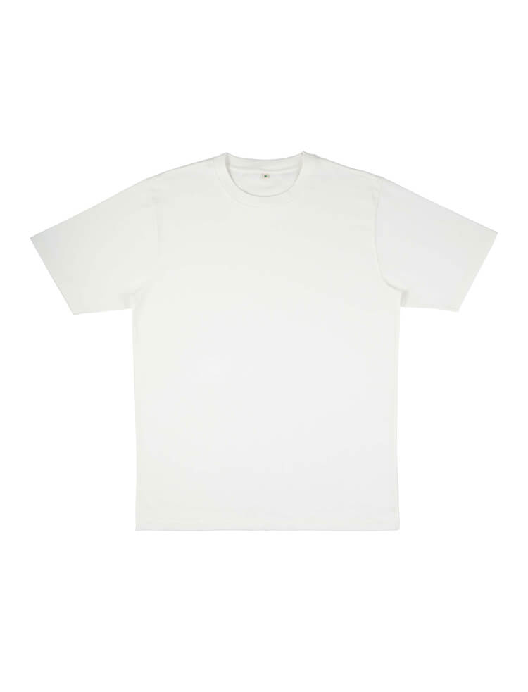 Vastupidav kivipestud puuvillast orgaaniline T-särk EARTHPOSITIVE® , unisex - valge