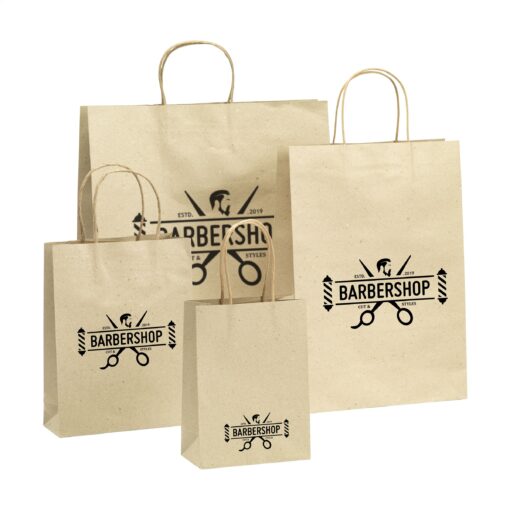 Leaf It Bag ümbertöödeldud rohust kinkekott (120 g/m²) S