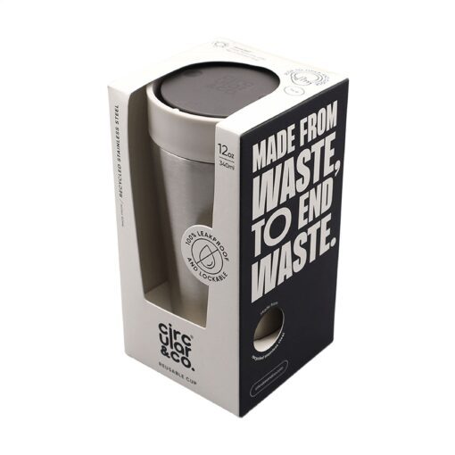 Circular&Co ümbertöödeldud terasest kohvitops 340 ml - Image 4