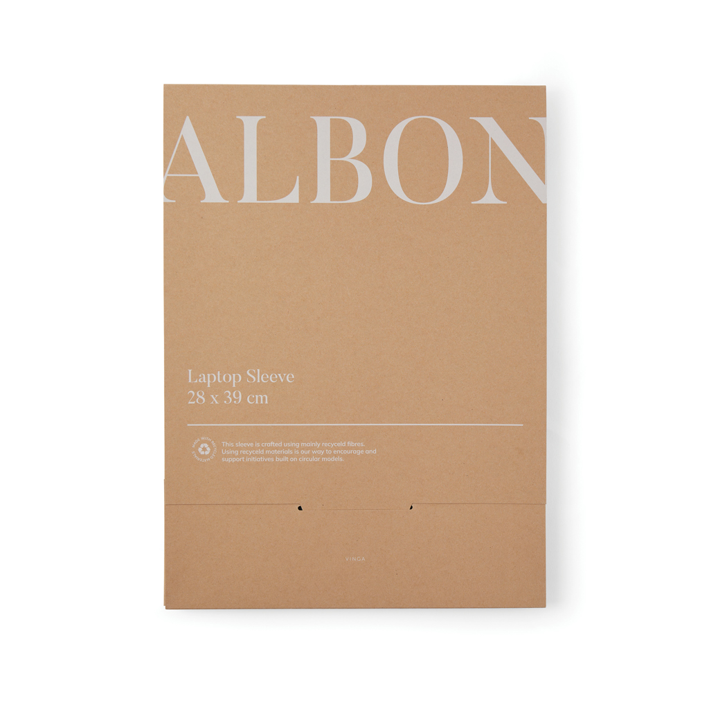 Albon taaskäideldud vildist sülearvuti tasku 17" - Image 8