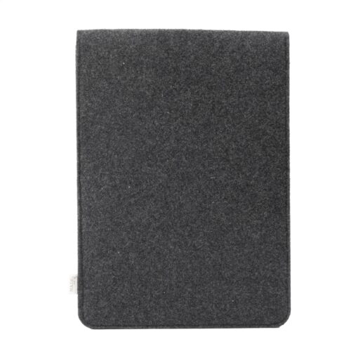 Recycled Felt & Apple Leather Laptop Sleeve 14" - Image 2