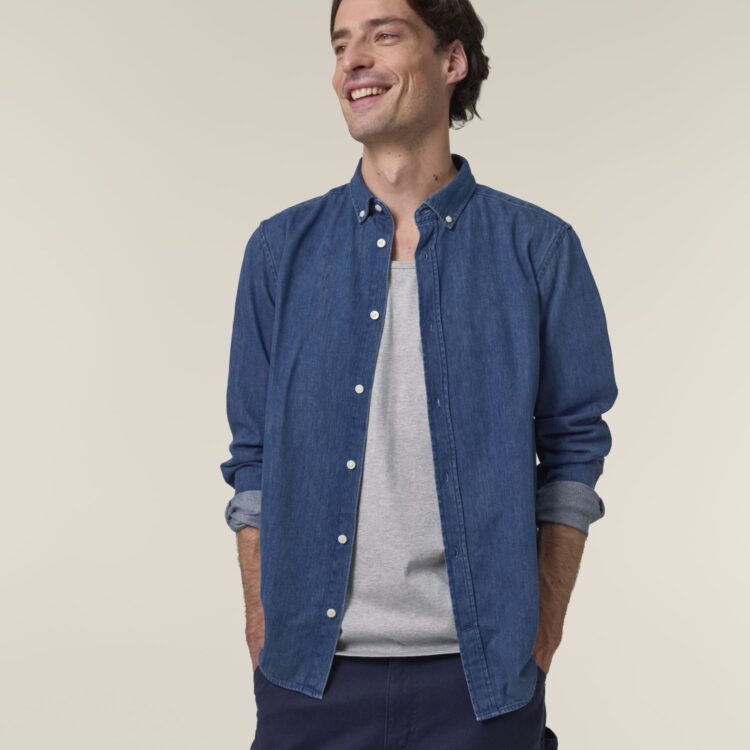 Stanley Denim meeste orgaanilisest puuvillast särk 235gsm