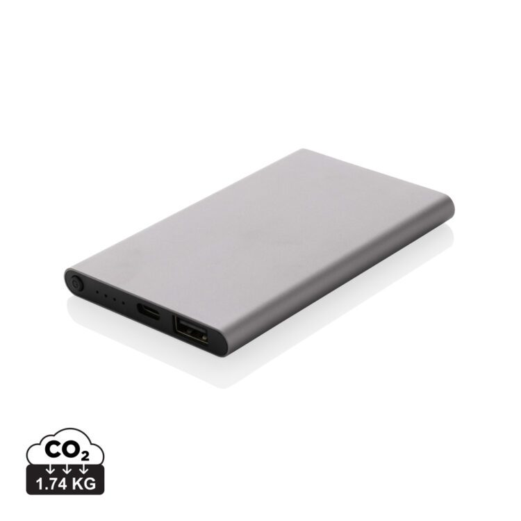 RCS taaskäideldud plastikust ja alumiiniumist 4000mAh akupank