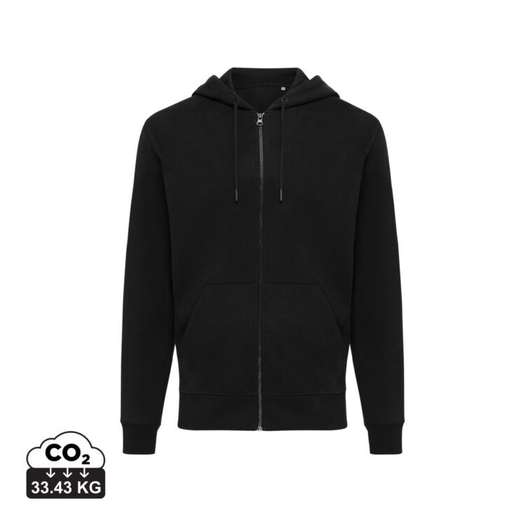 Iqoniq Abisko taaskasutatud puuvillast lukuga pusa 340 G/M²