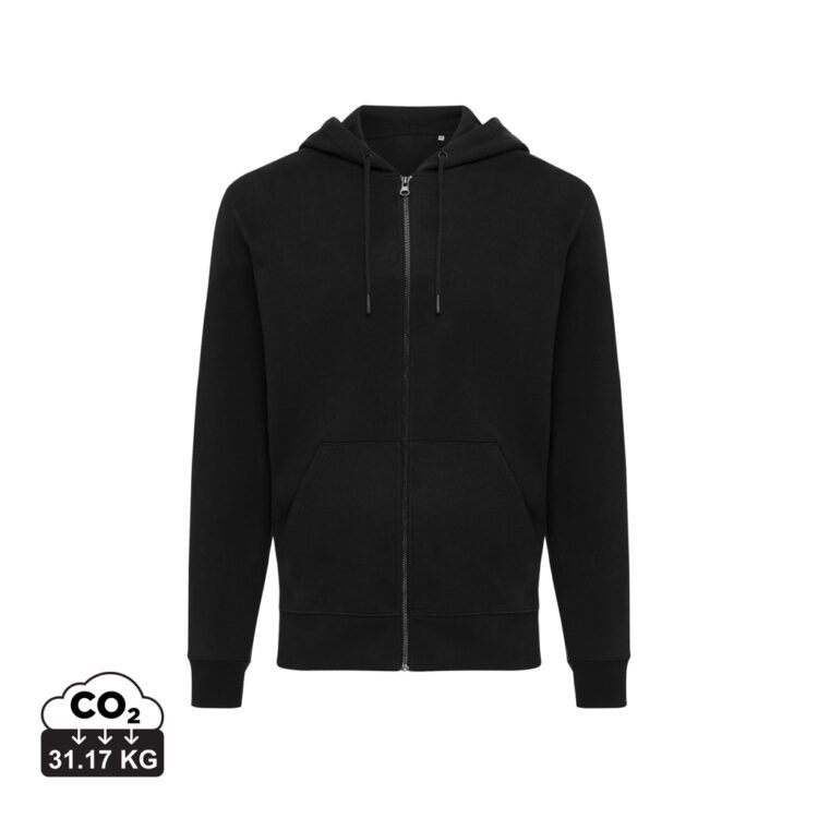 Iqoniq Abisko taaskasutatud puuvillast lukuga pusa 340 G/M²