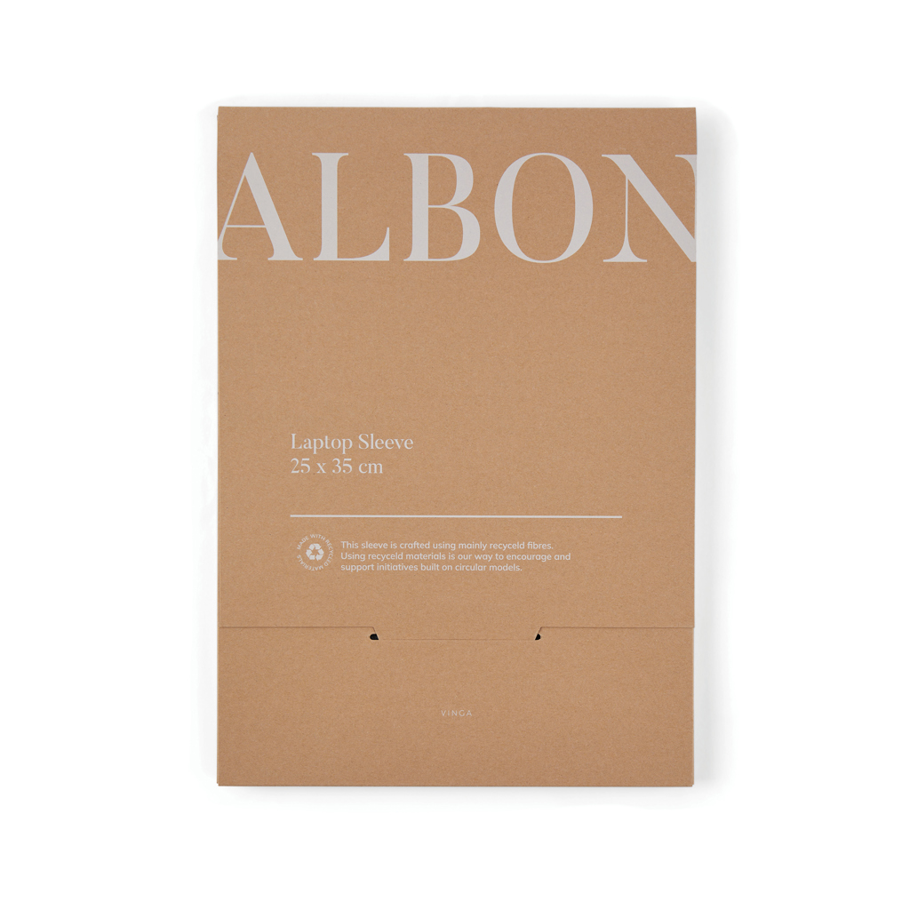Albon taaskäideldud vildist sülearvuti tasku 15" - Image 8