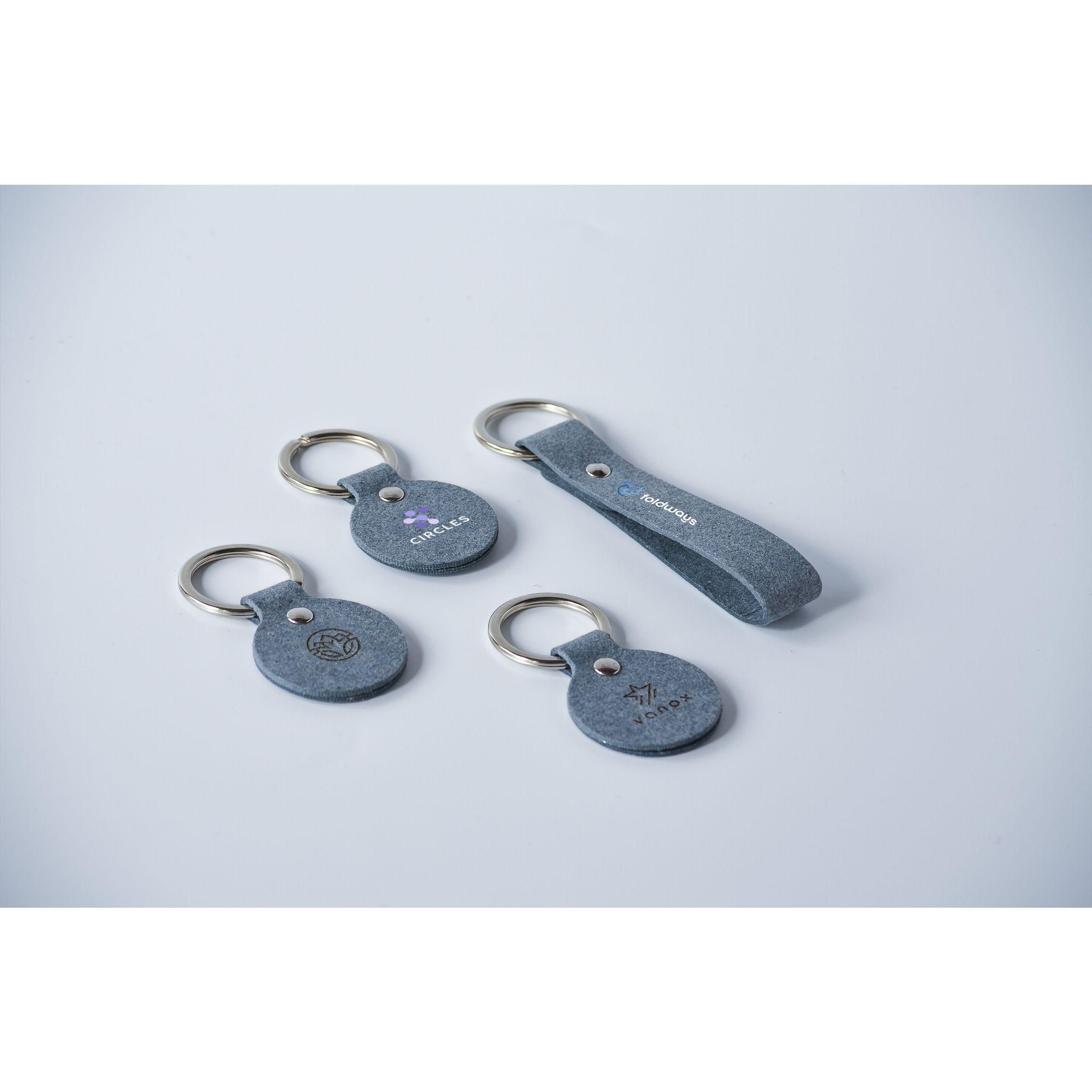Recycled Denim Textile Keyring - Pilt 6