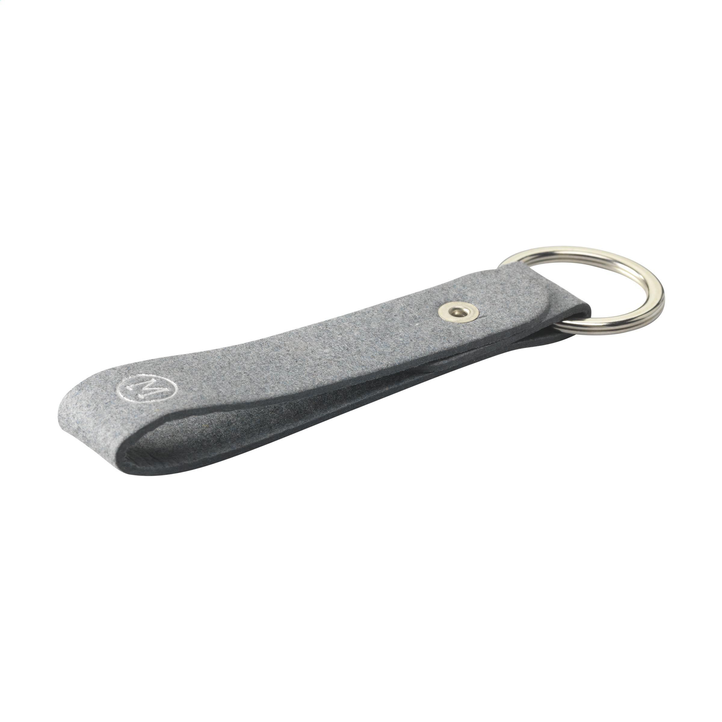 Recycled Denim Textile Keyring - Pilt 2