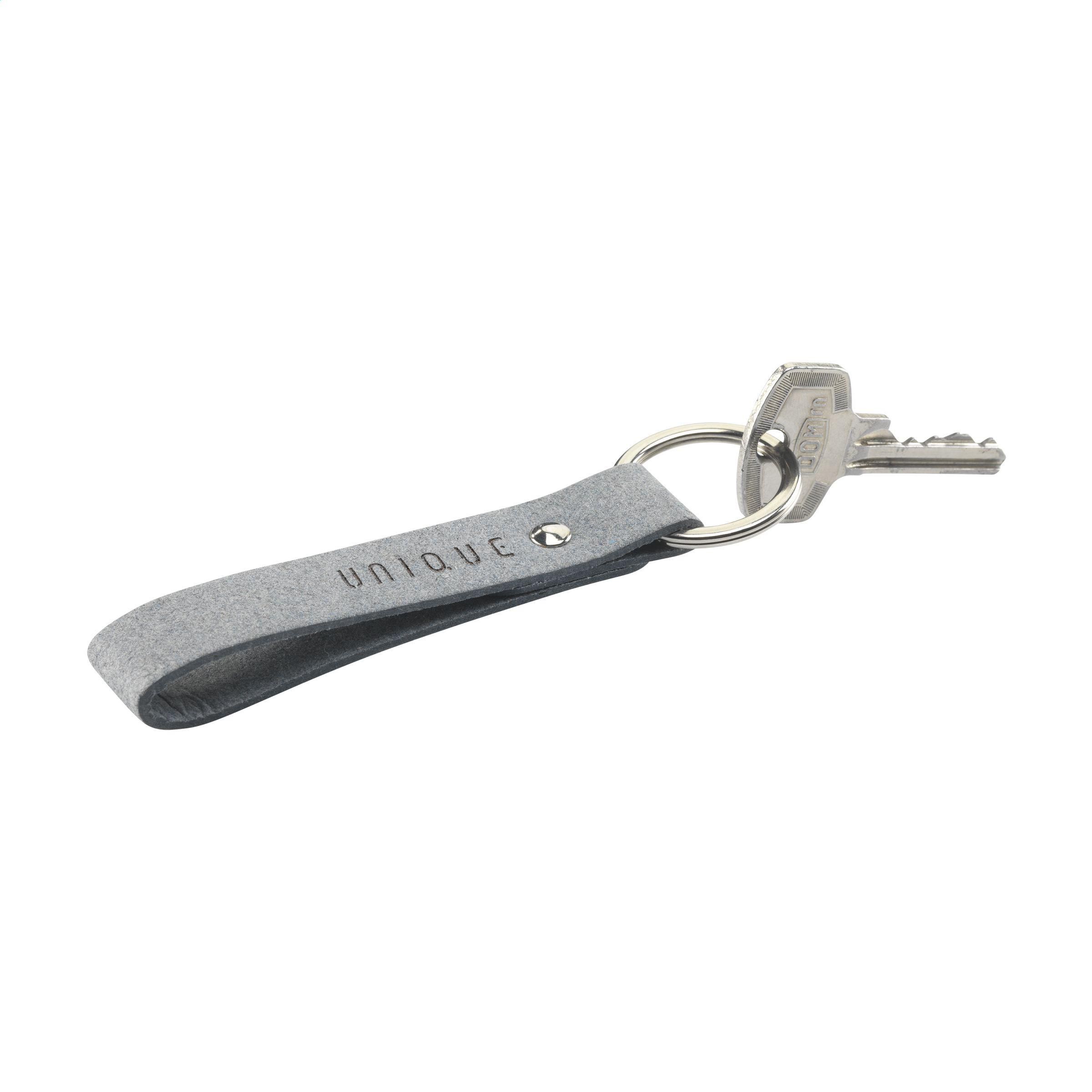 Recycled Denim Textile Keyring - Pilt 3