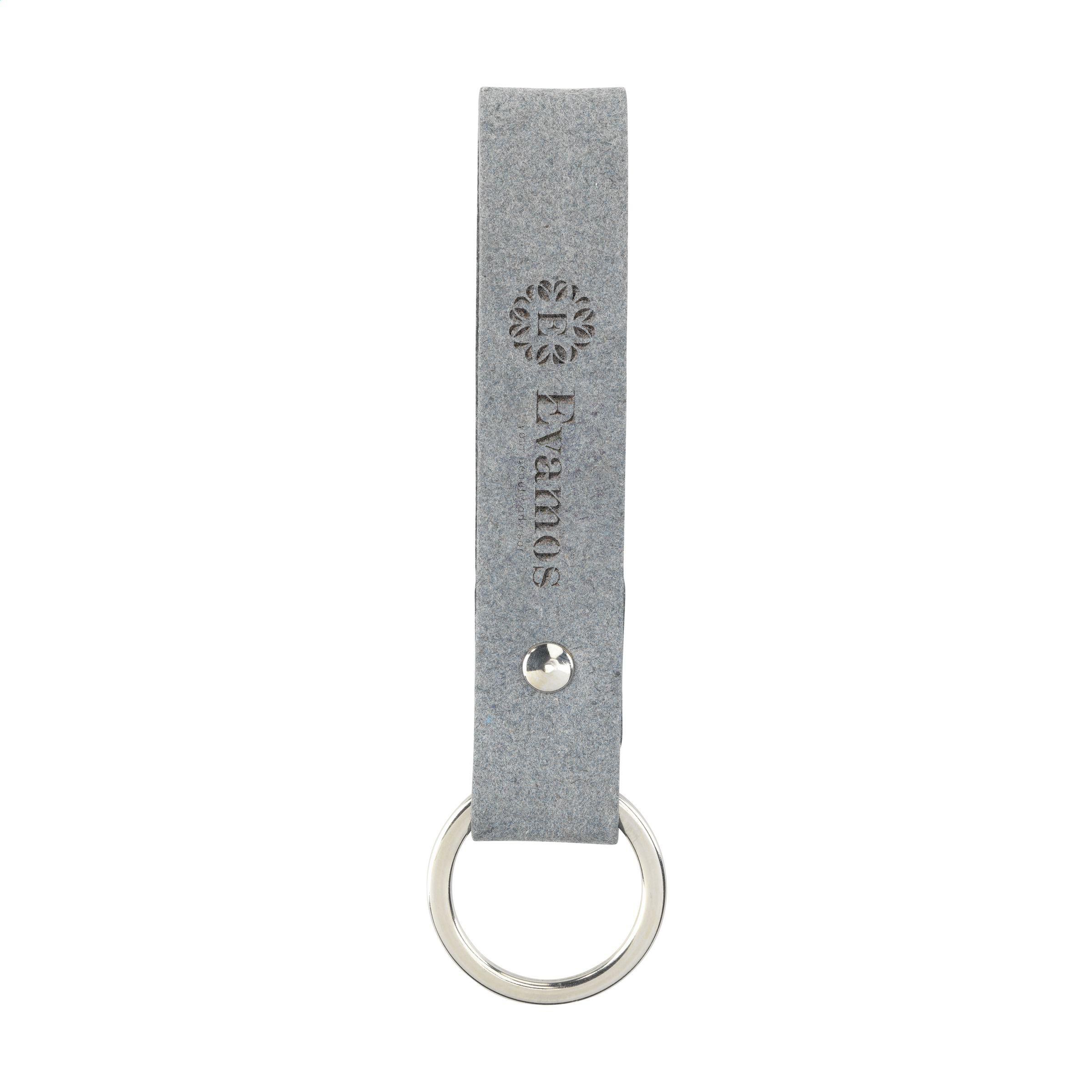 Recycled Denim Textile Keyring - Pilt 4