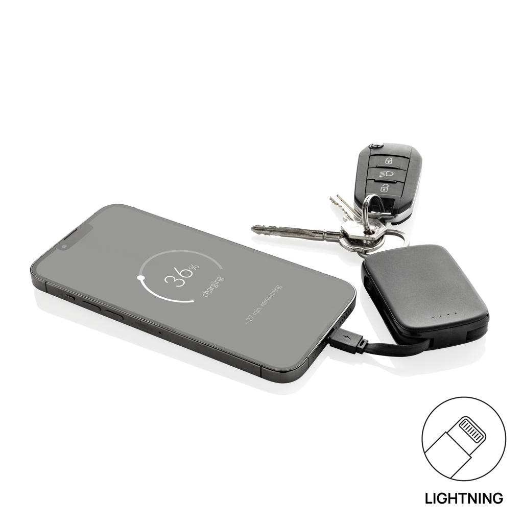 Nexo RCS 2000 mAh integreeritud kaablitega võtmehoidja-akupank - Pilt 5