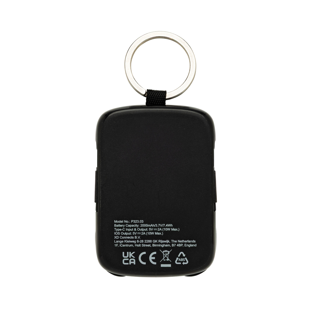 Nexo RCS 2000 mAh integreeritud kaablitega võtmehoidja-akupank - Pilt 8
