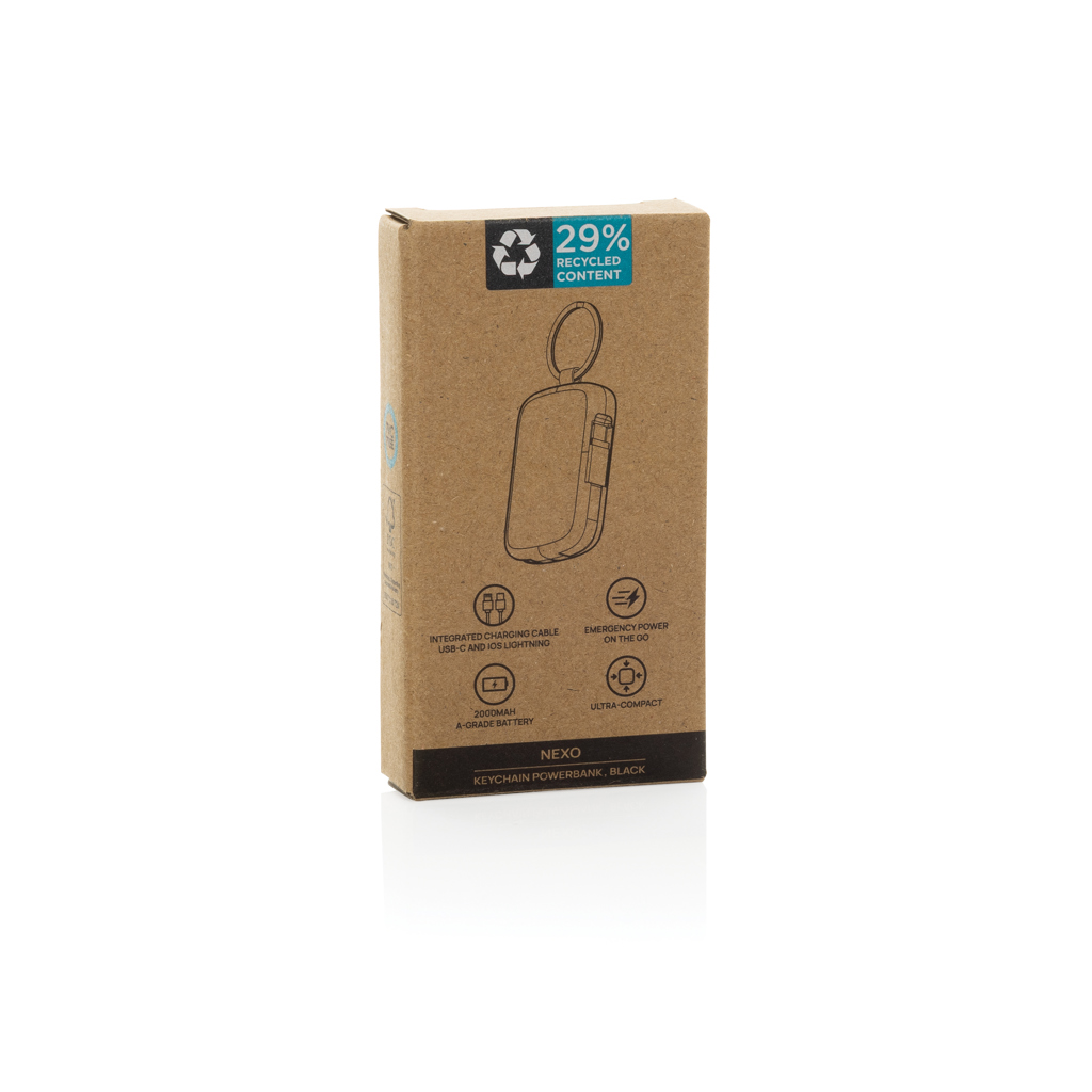 Nexo RCS 2000 mAh integreeritud kaablitega võtmehoidja-akupank - Pilt 11