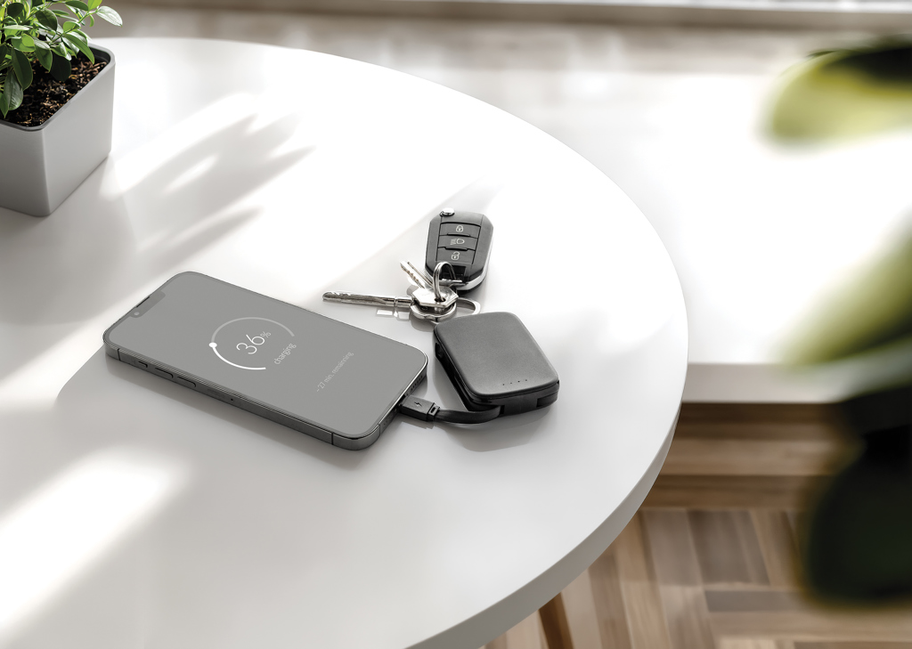 Nexo RCS 2000 mAh integreeritud kaablitega võtmehoidja-akupank - Pilt 12