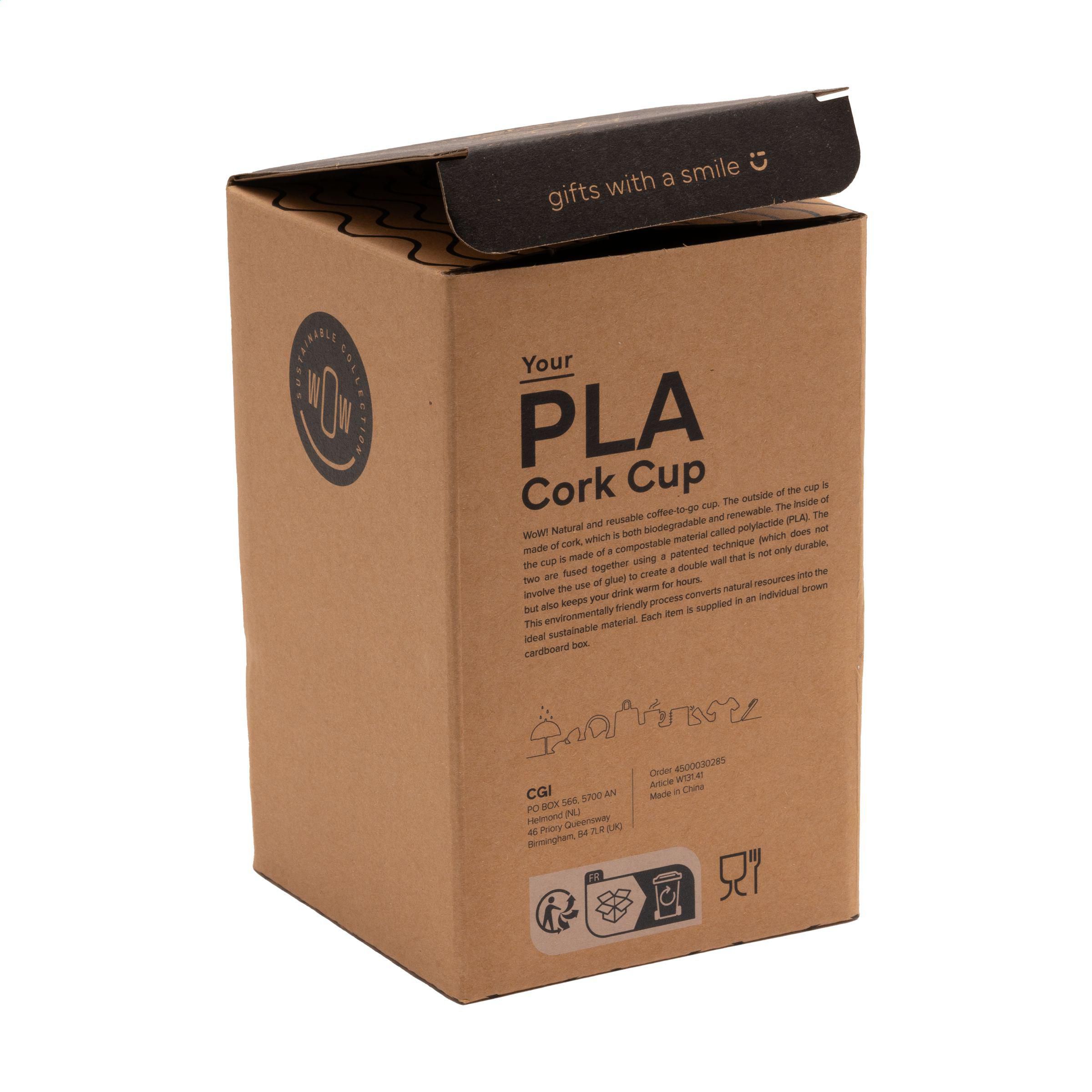 PLA Cork Cup 350 ml coffee cup - Pilt 6