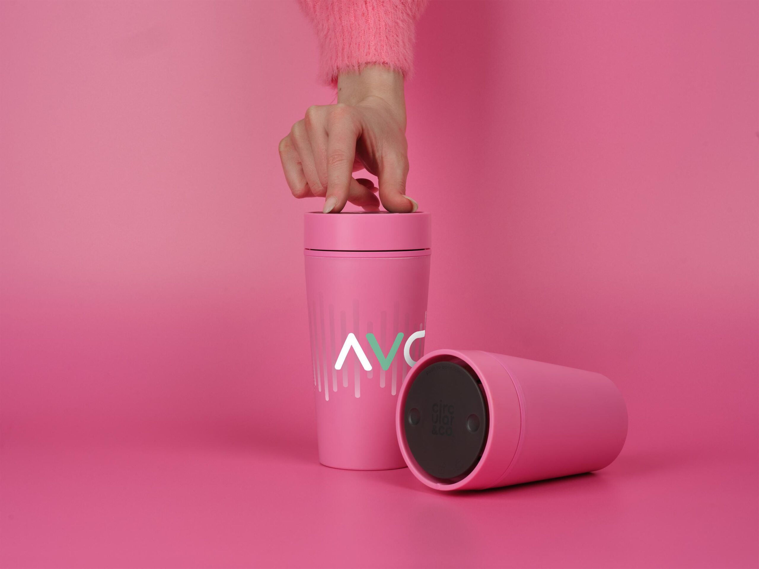 Circular&Co Recycled Bubblegum Coffee Cup 227 ml - Pilt 5